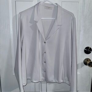 MELLODAY Elegant White Blouse